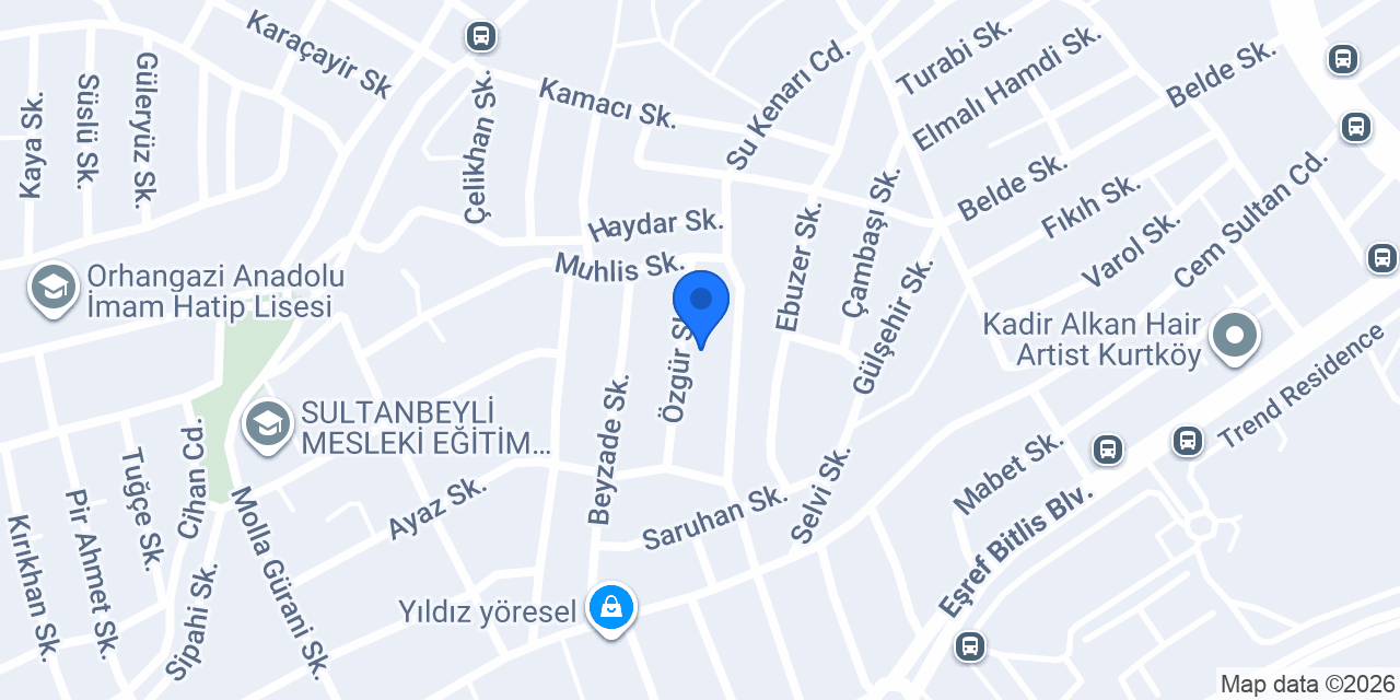 Sultanbeyli Elektrikçi konumu