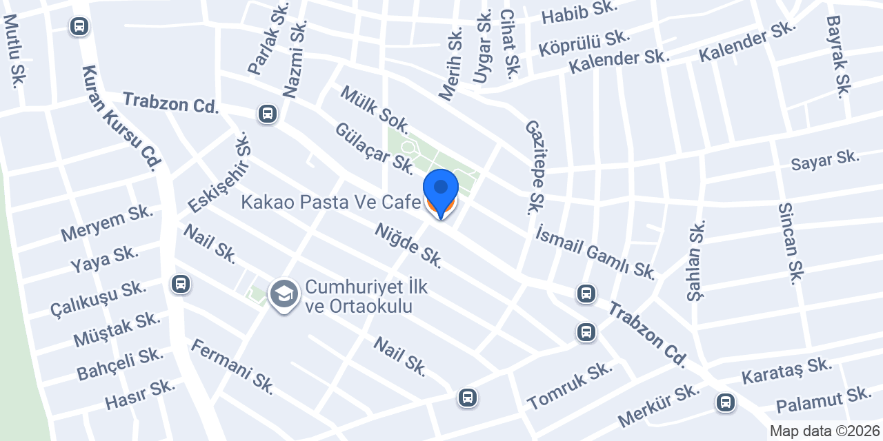 Kakao Pasta Ve Cafe konumu