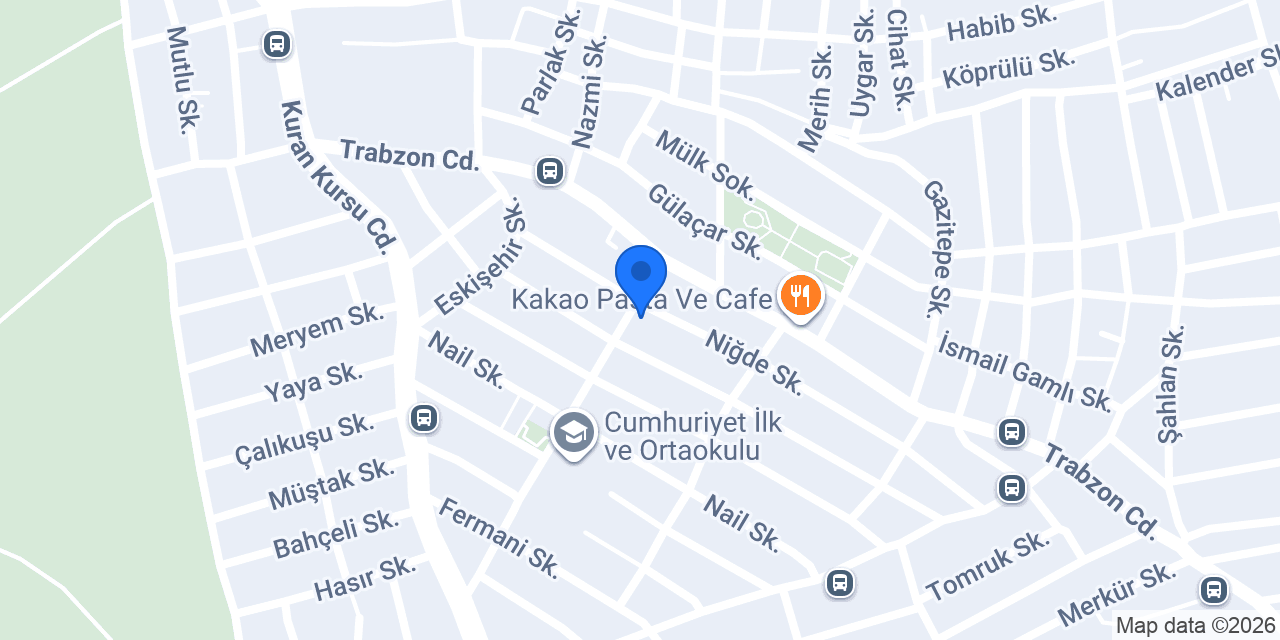 DAMLA tekstil konumu
