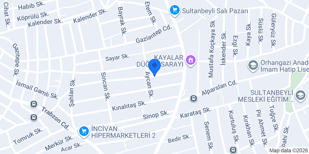 DAKİK AMBALAJ TEMİZLİK VE TEDARİK konumu