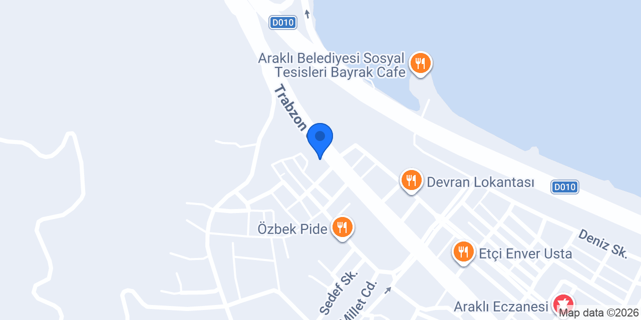 KD Katık Döner Araklı konumu
