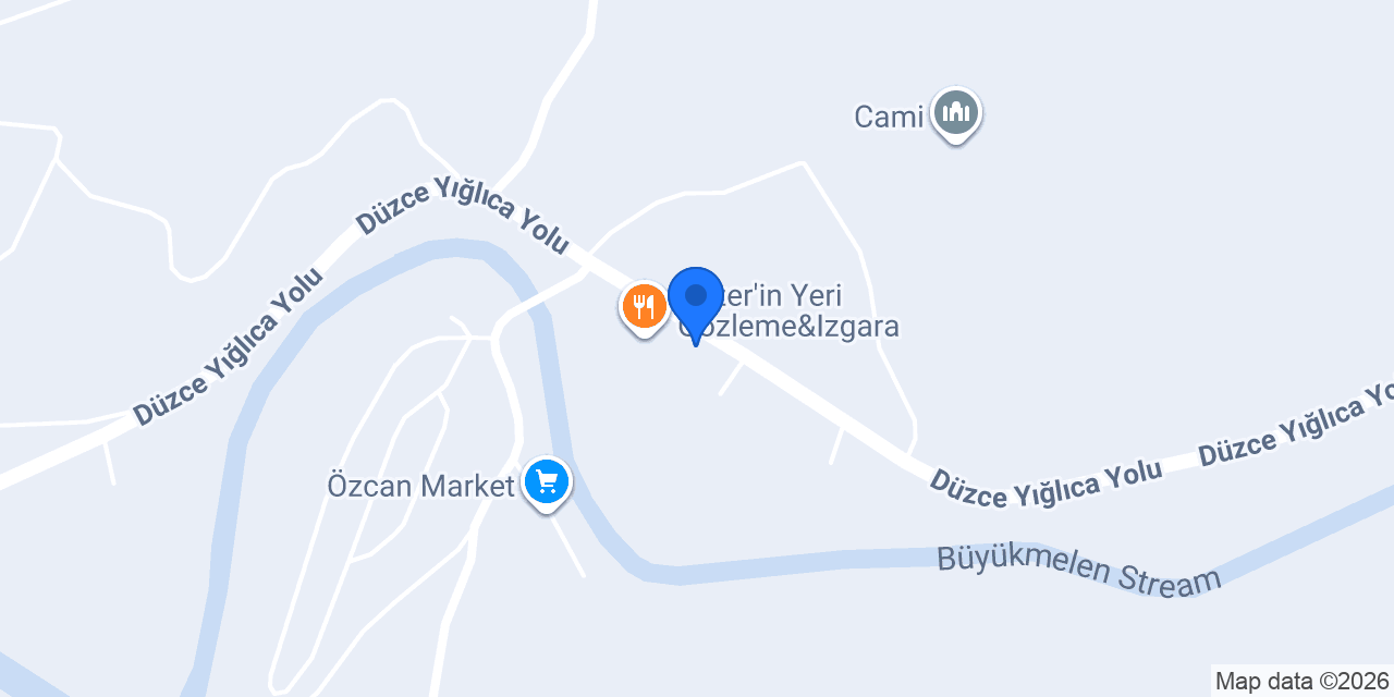Özcan Market & Alabalık konumu