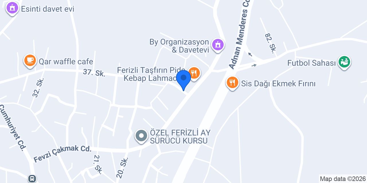 Ferizli efemkoltuk konumu