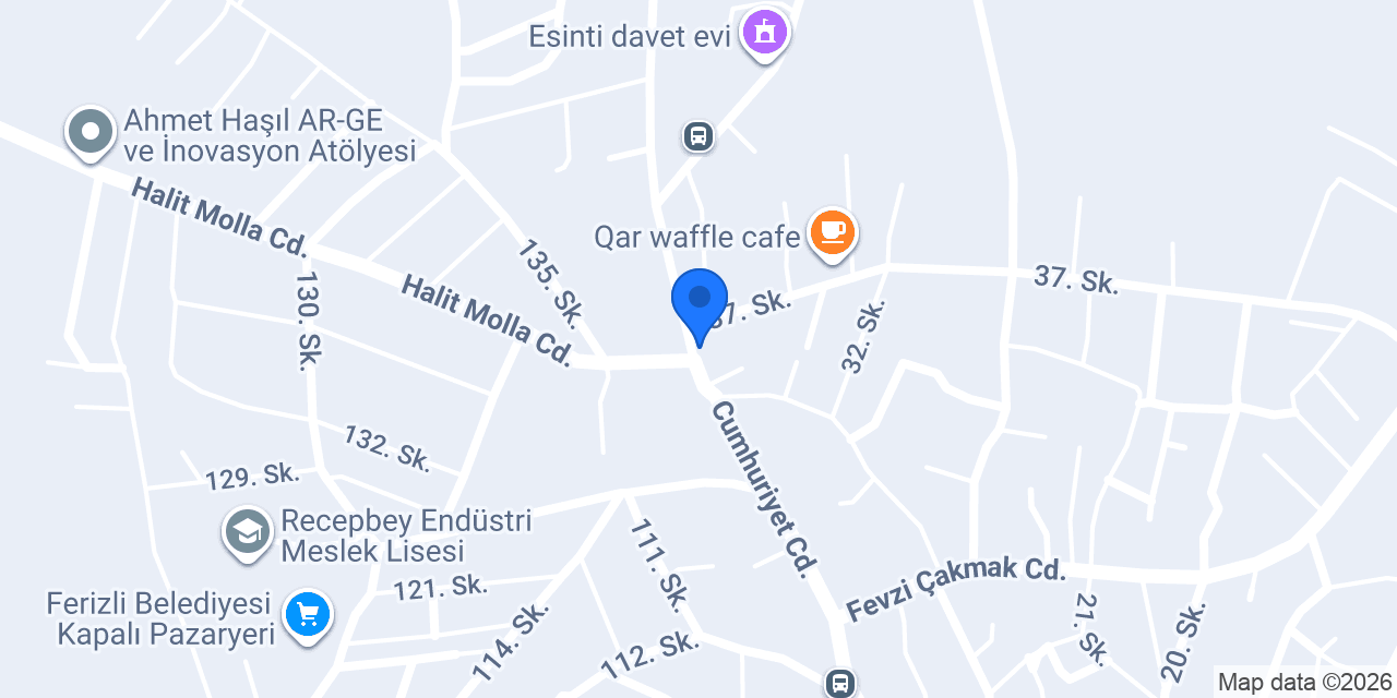 Güleryüz Market konumu