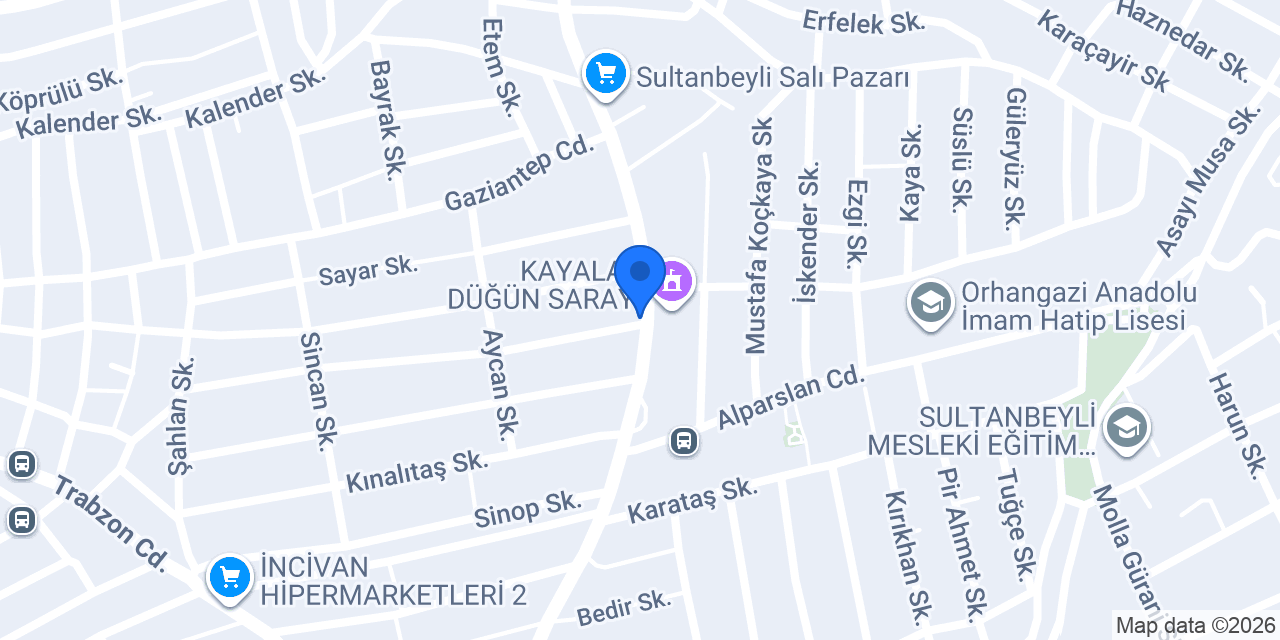 Buse Halı Mobilya konumu