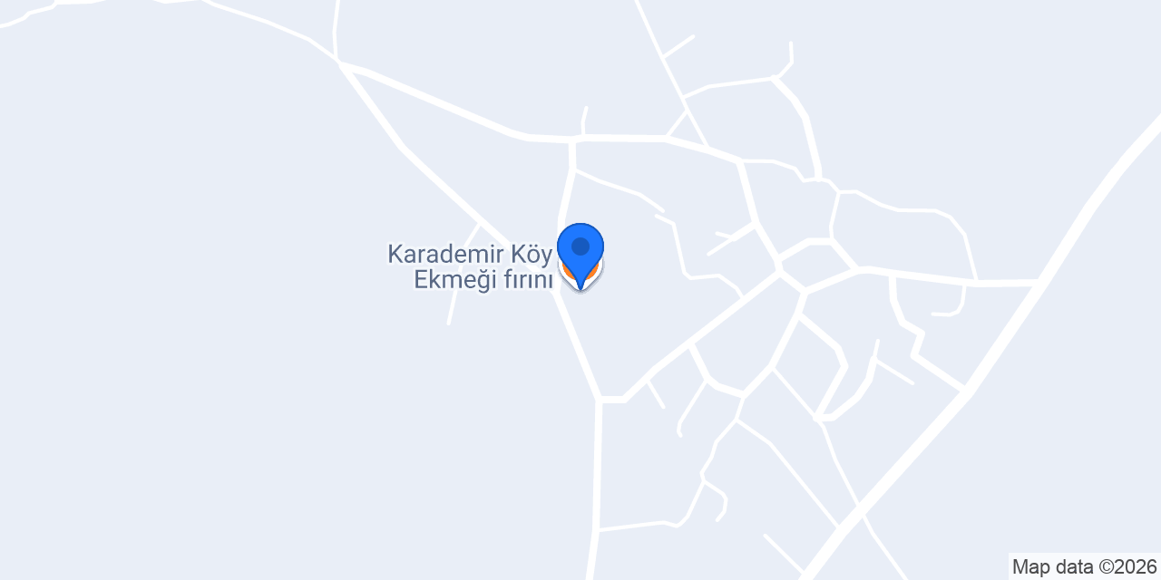 Karademir Köy Ekmeği fırını konumu