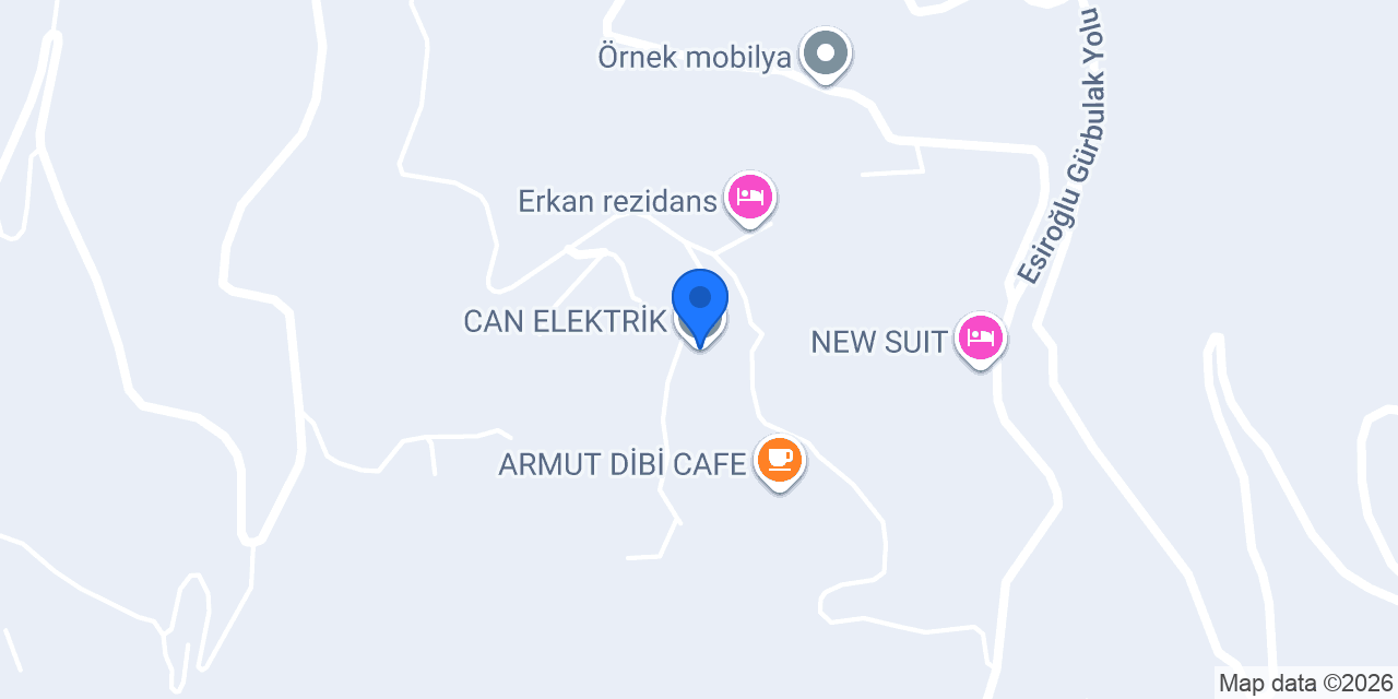 CAN ELEKTRİK konumu