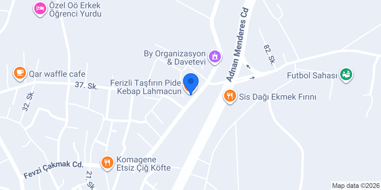 Ferizli Taşfırın Pide Kebap Lahmacun konumu