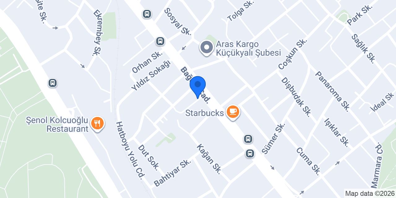 Ata Nalbur Hırdavat Tesisat konumu