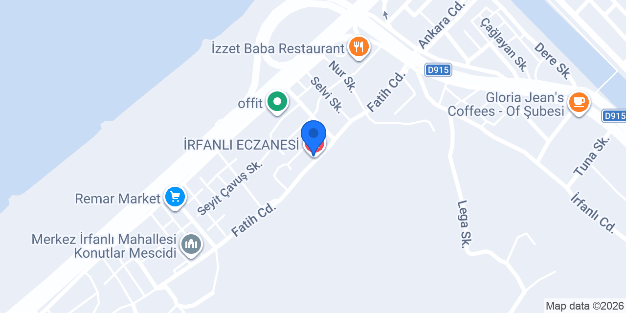 İRFANLI ECZANESİ konumu