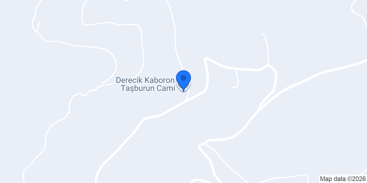 Derecik Kaboron Taşburun Cami konumu