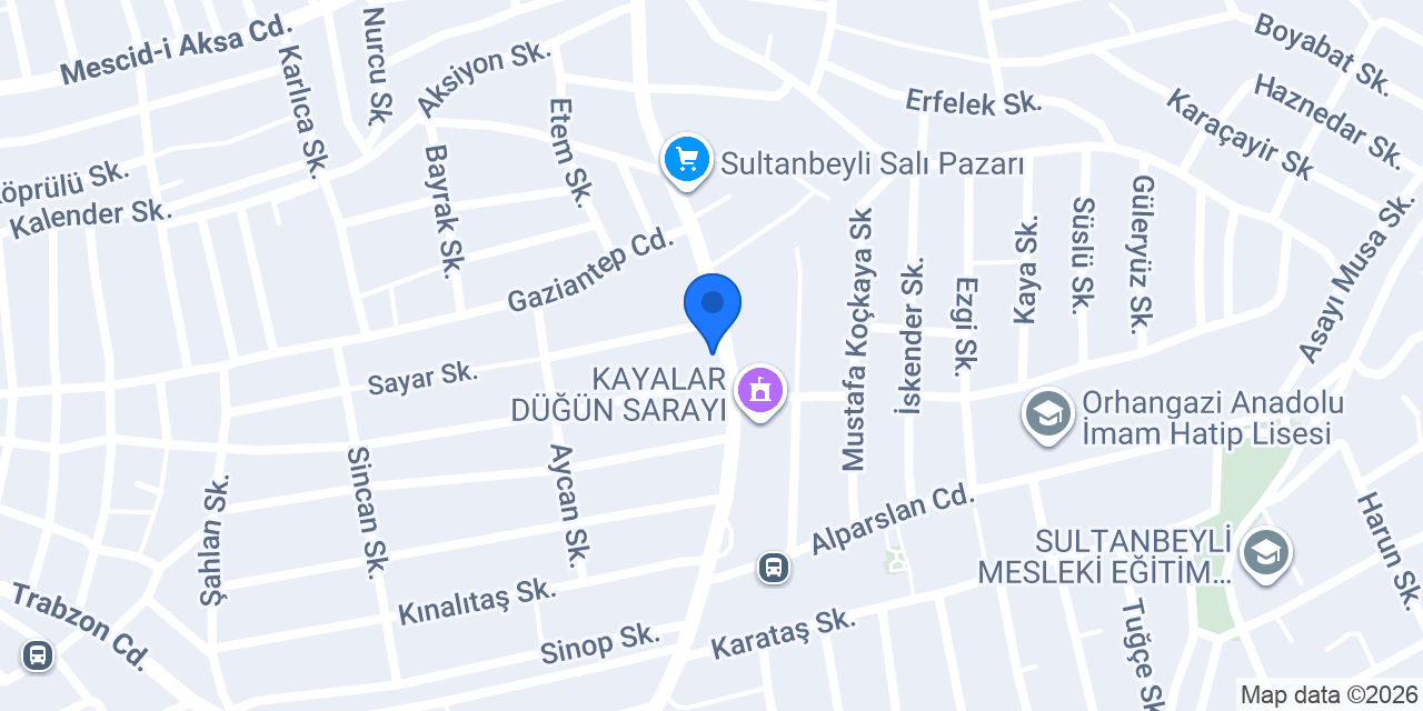 Uğuroğlu Baklava konumu
