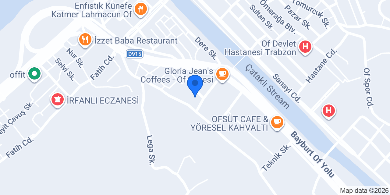 OFPARK OTEL konumu