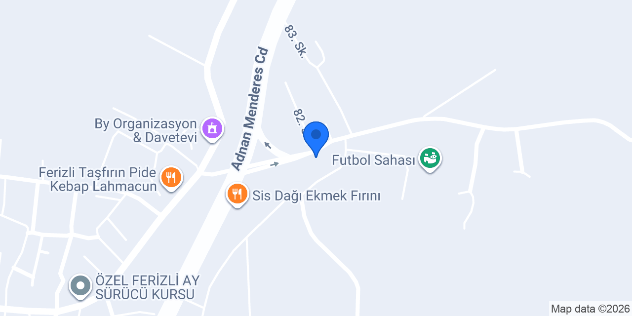 Revsan İş Makineleri konumu