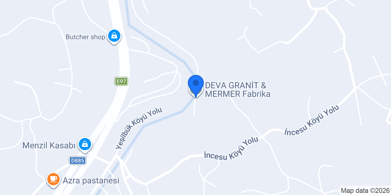 DEVA GRANİT & MERMER Fabrika konumu