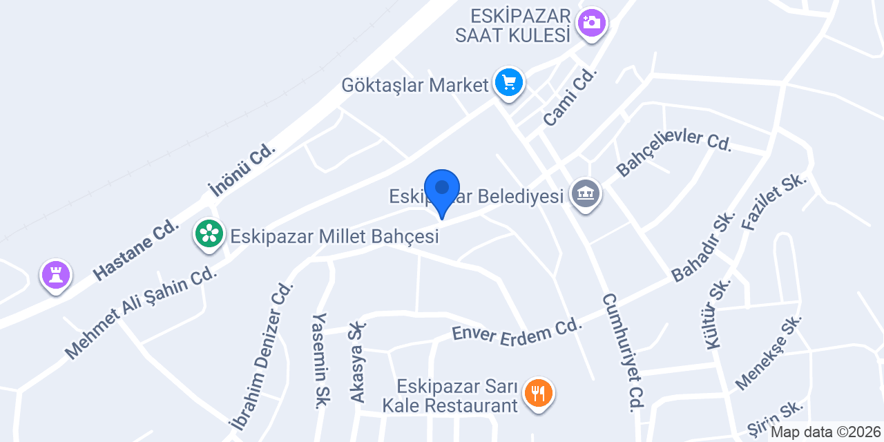Anıl Çiçekçilik konumu