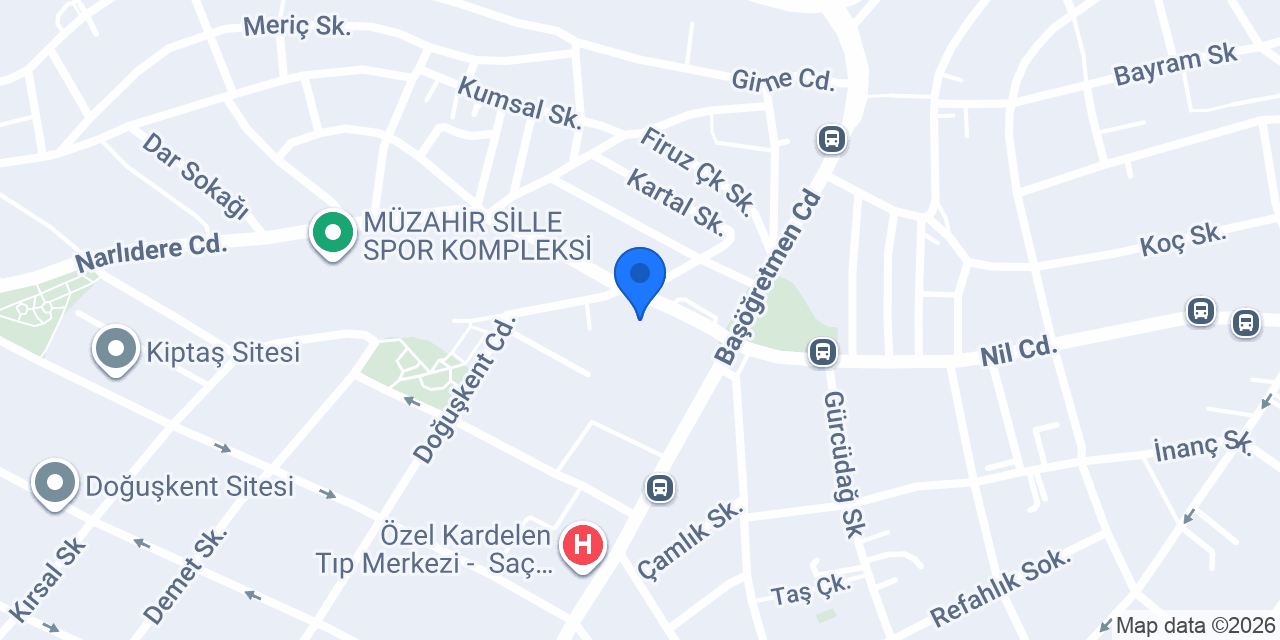 Çamlık Kafe konumu