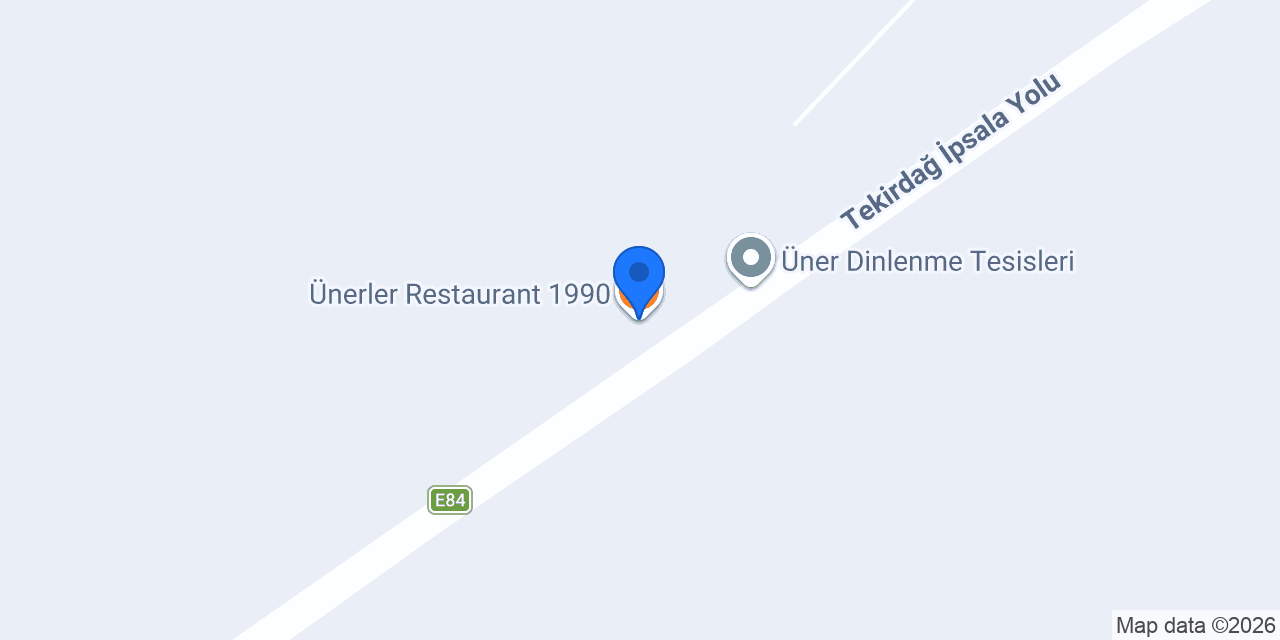 Ünerler Restaurant 1990 konumu