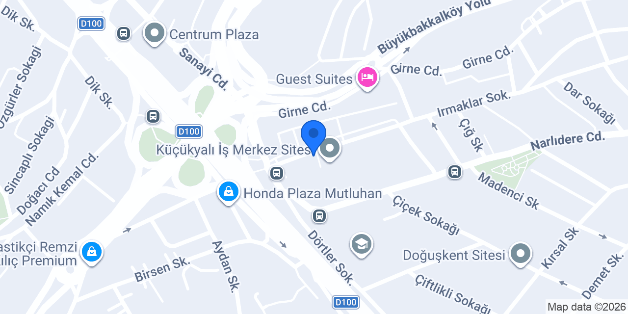 Borya İnşaat Sanayi ve Ticaret A.Ş konumu