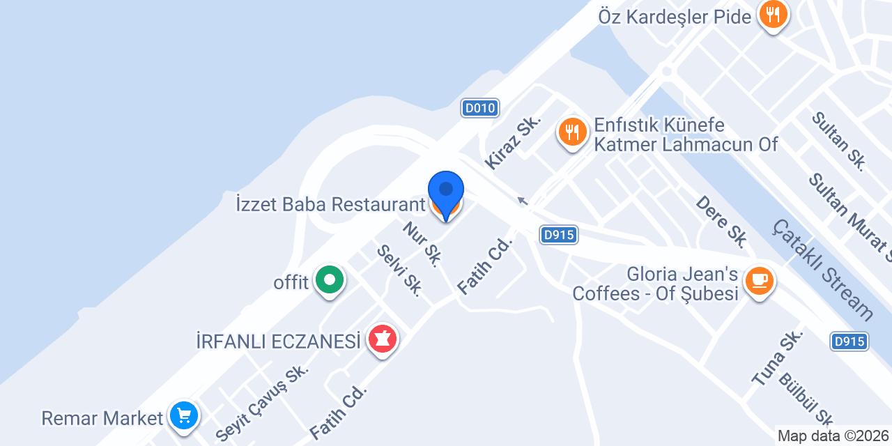 İzzet Baba Restaurant konumu