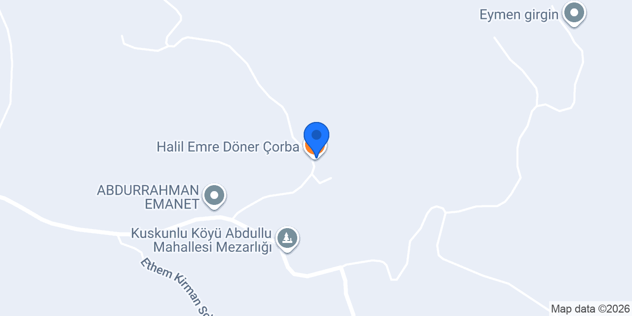 Halil Emre Döner Çorba konumu