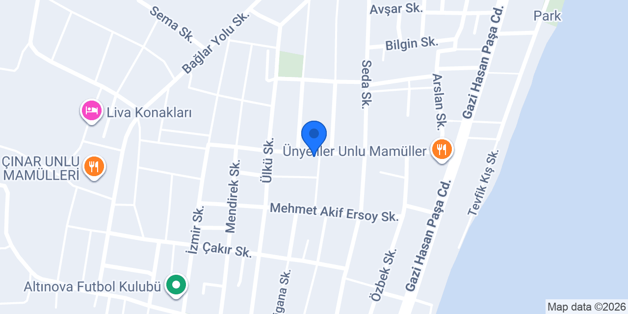 Üstün Gömlek konumu