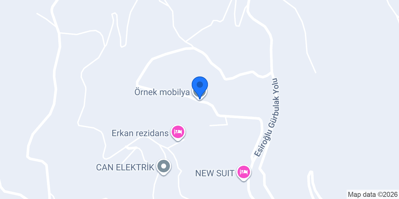 Örnek mobilya konumu