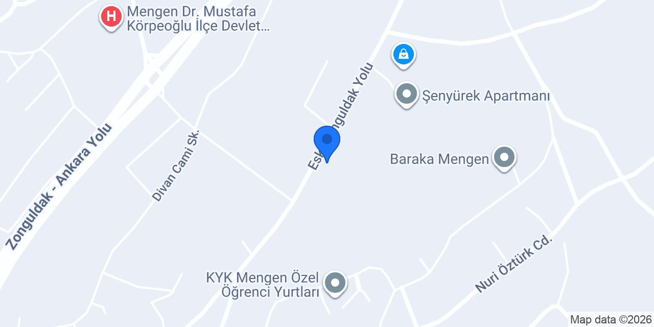 Erten yapı - Duşacam konumu