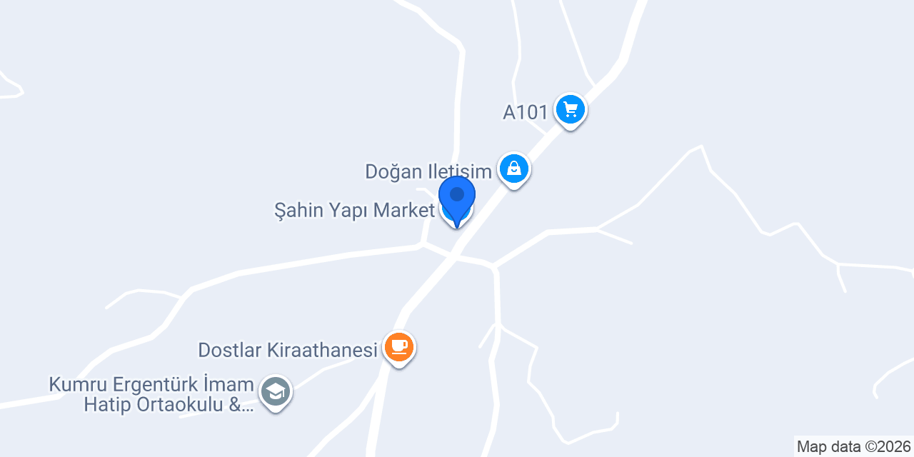 Şahin Yapı Market konumu