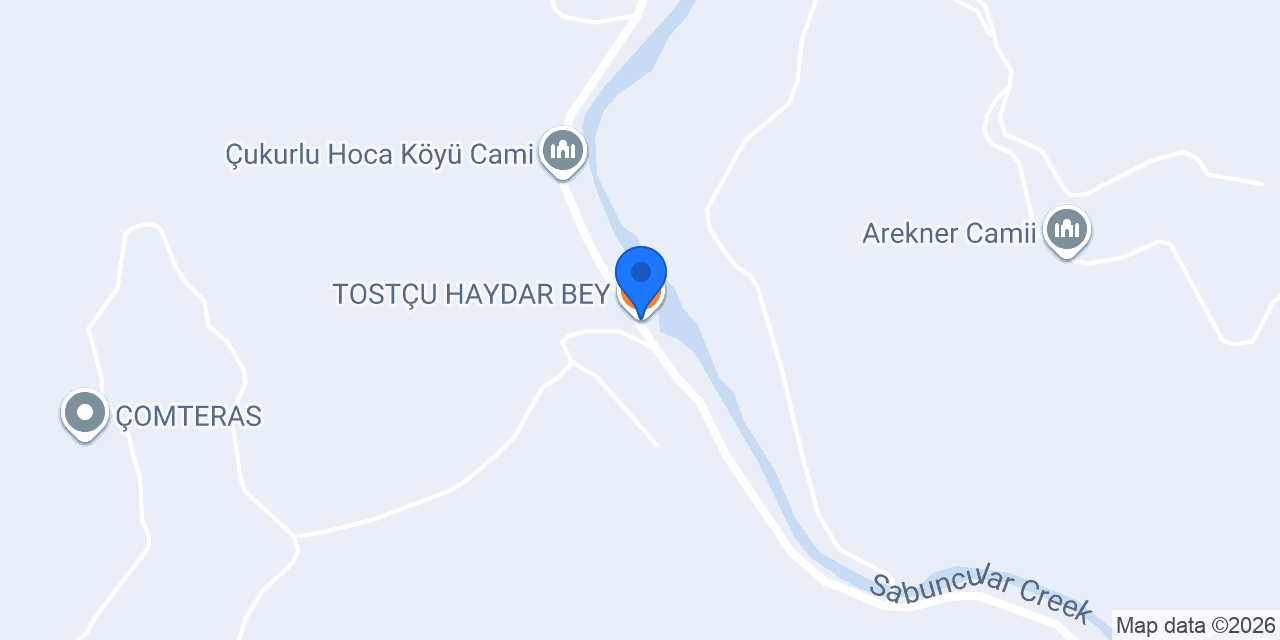 TOSTÇU HAYDAR BEY konumu