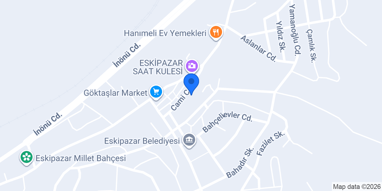 Eskipazar Eczanesi konumu
