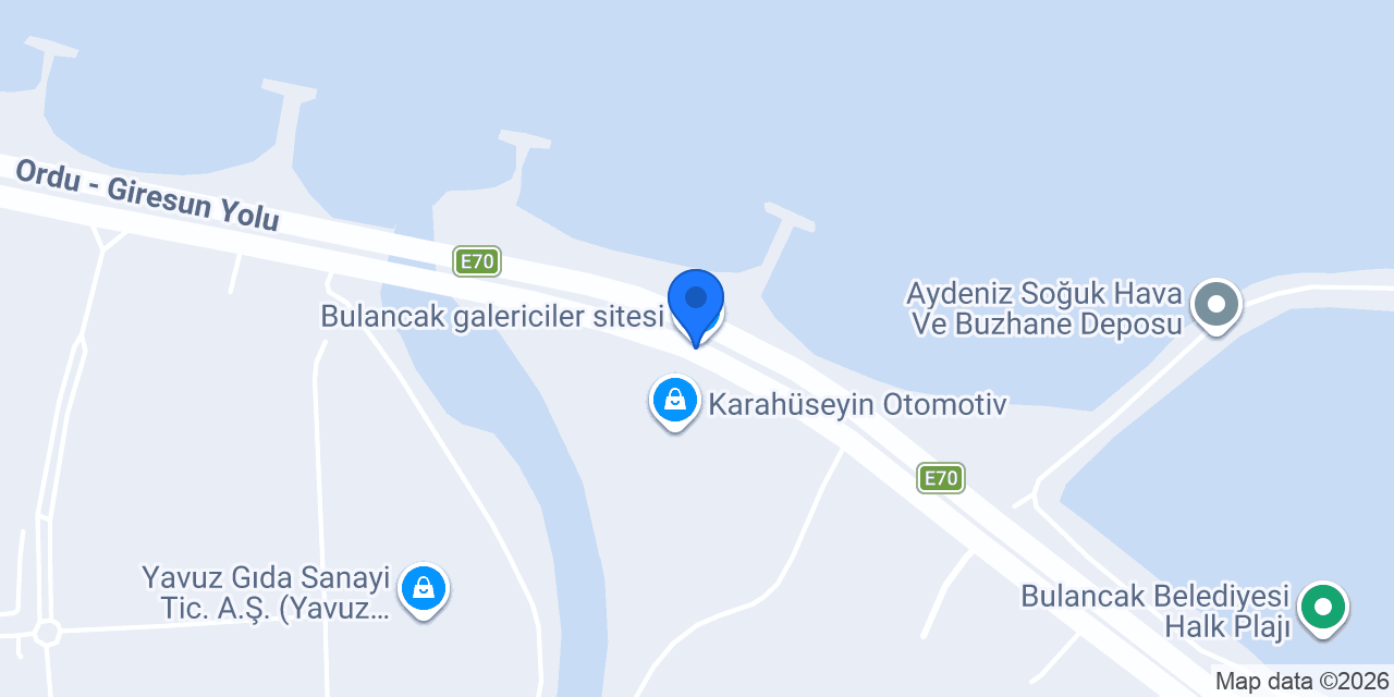 Yavuz Auto Bulancak konumu