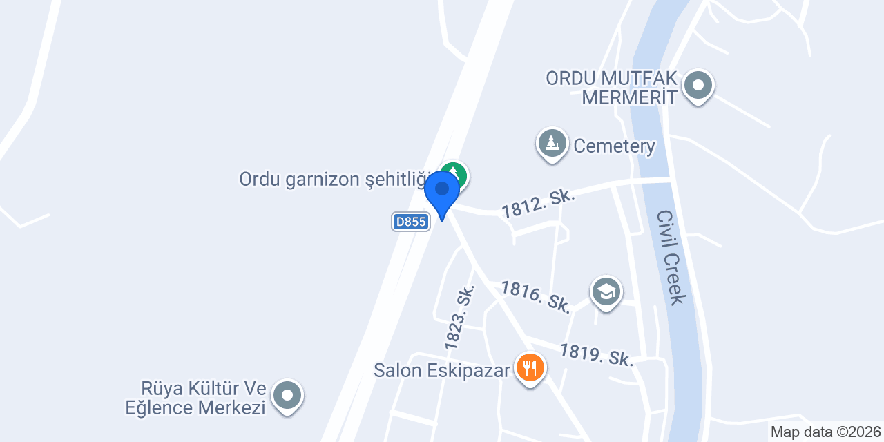 ORDU AKÇAY MERMER GRANİT konumu