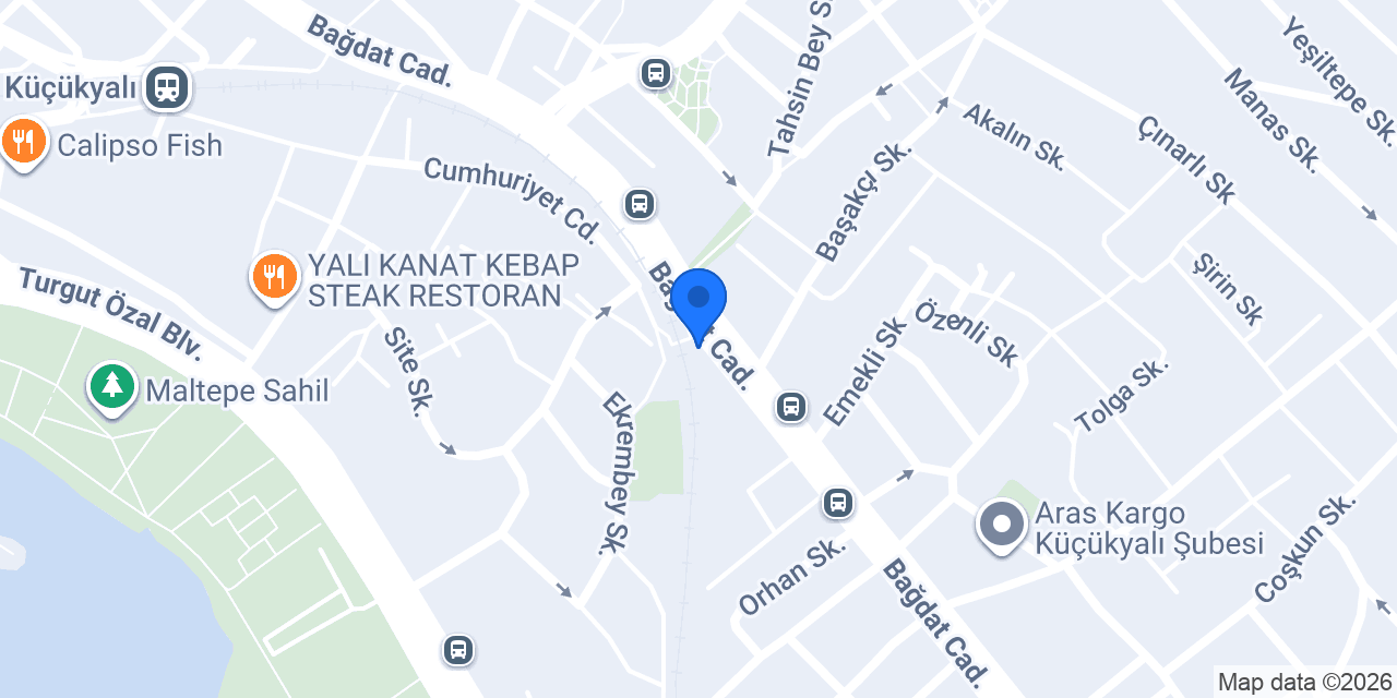 Seçkin Et Küçükyalı Şubesi konumu