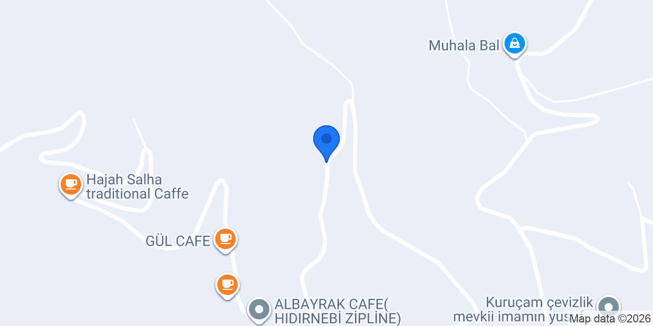 Mezra Cafe, kuruçam köyü konumu
