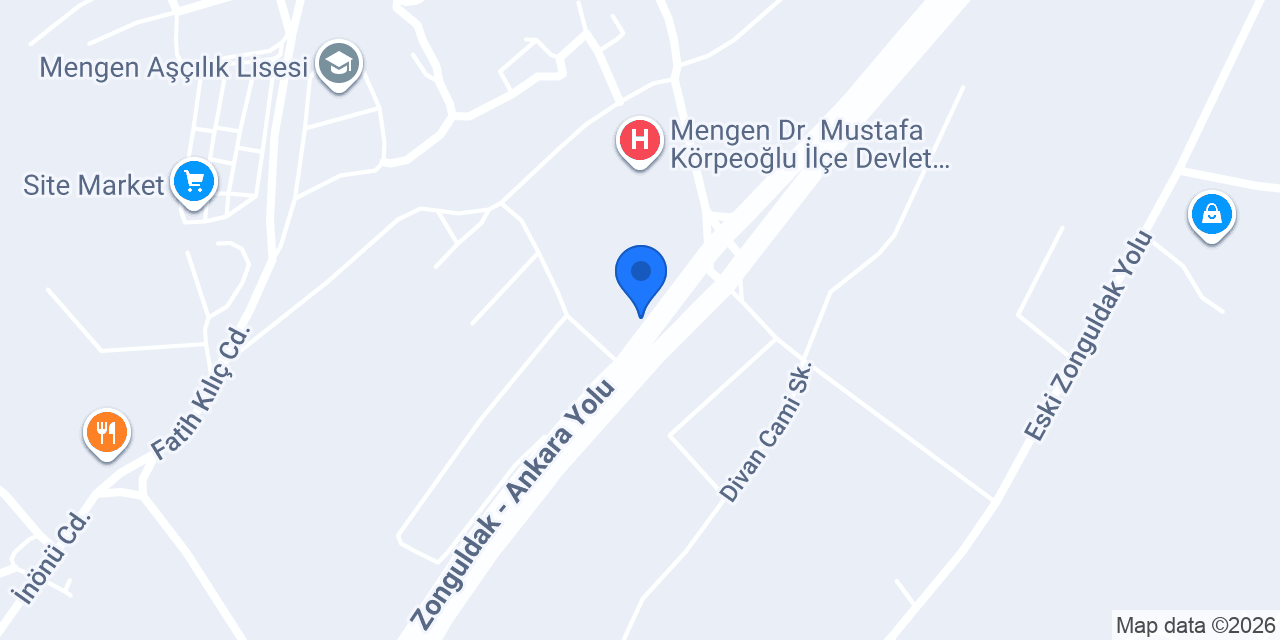 Mengen Park Restaurant konumu