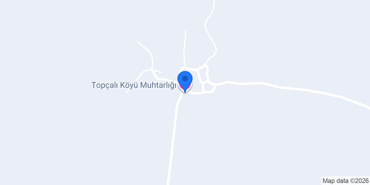 Topçalı Köyü Muhtarlığı konumu