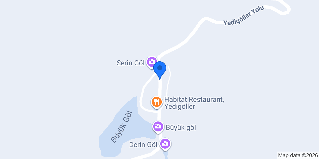 Yedigöller Piknik Alanı konumu