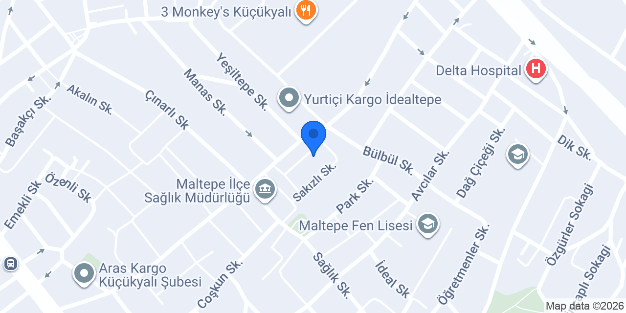 Doruk Mobilya Küçükyalı konumu