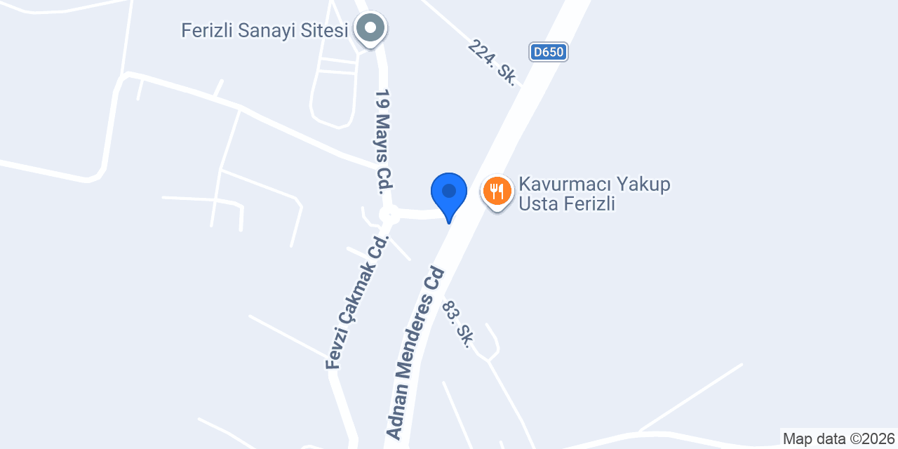 AKMEŞE OTOMOTİV konumu