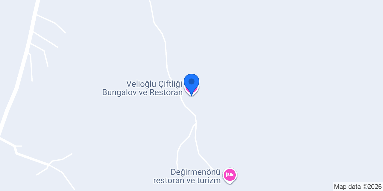 Velioğlu Çiftliği Bungalov ve Restoran konumu