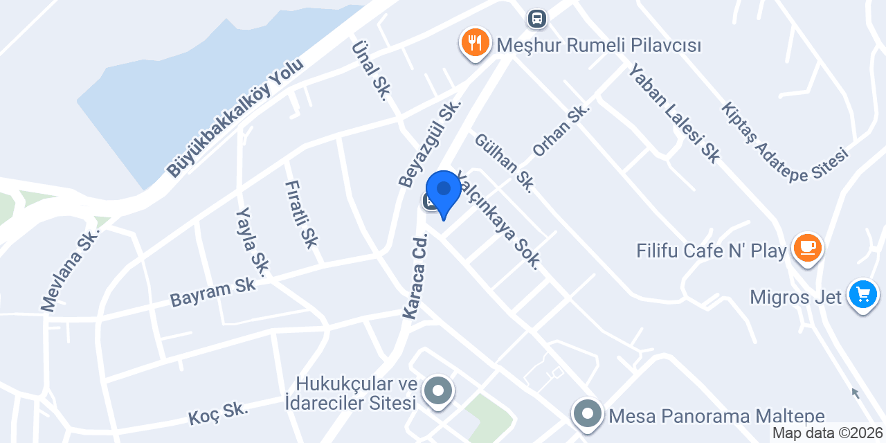Karaca AVM konumu
