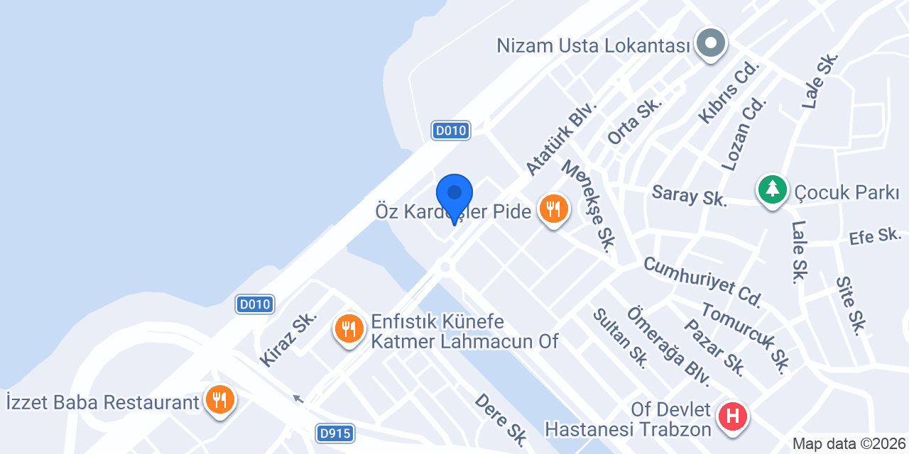 Yeşil Sahil Seyahat konumu