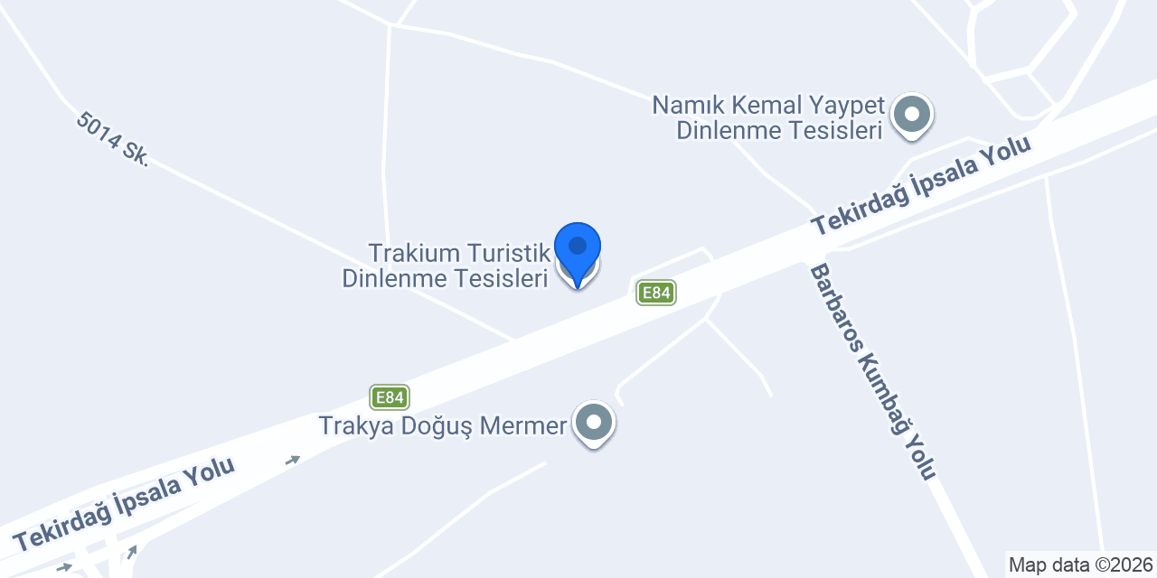 Trakium Turistik Dinlenme Tesisleri konumu