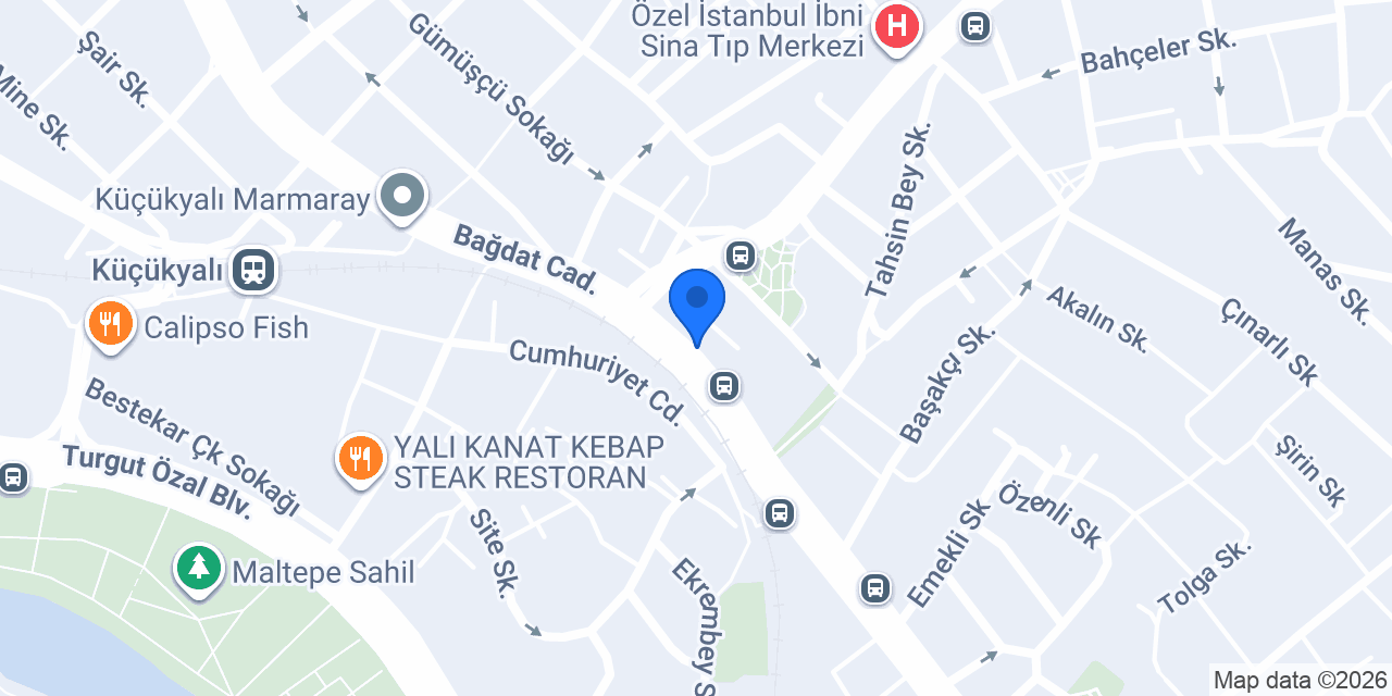 Damla Kebap konumu