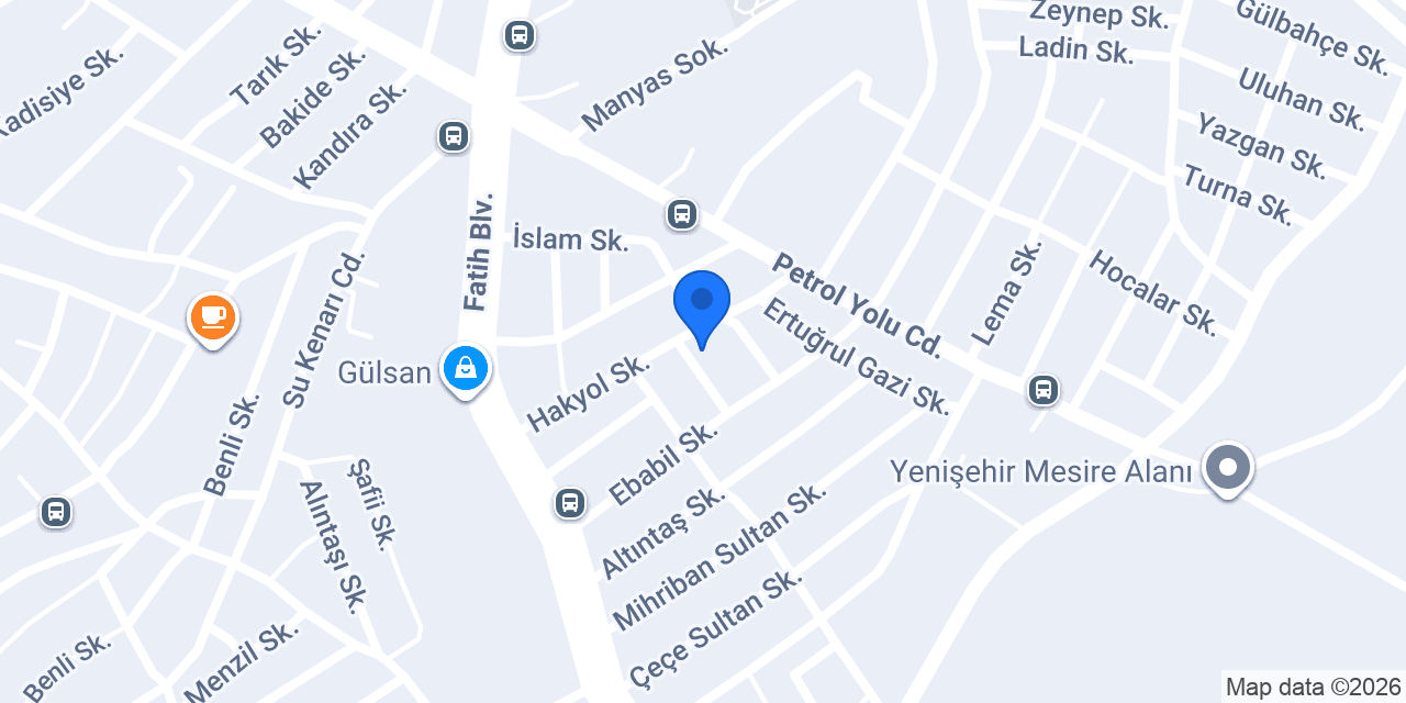 Canan Yemek Üretim Tesisleri konumu