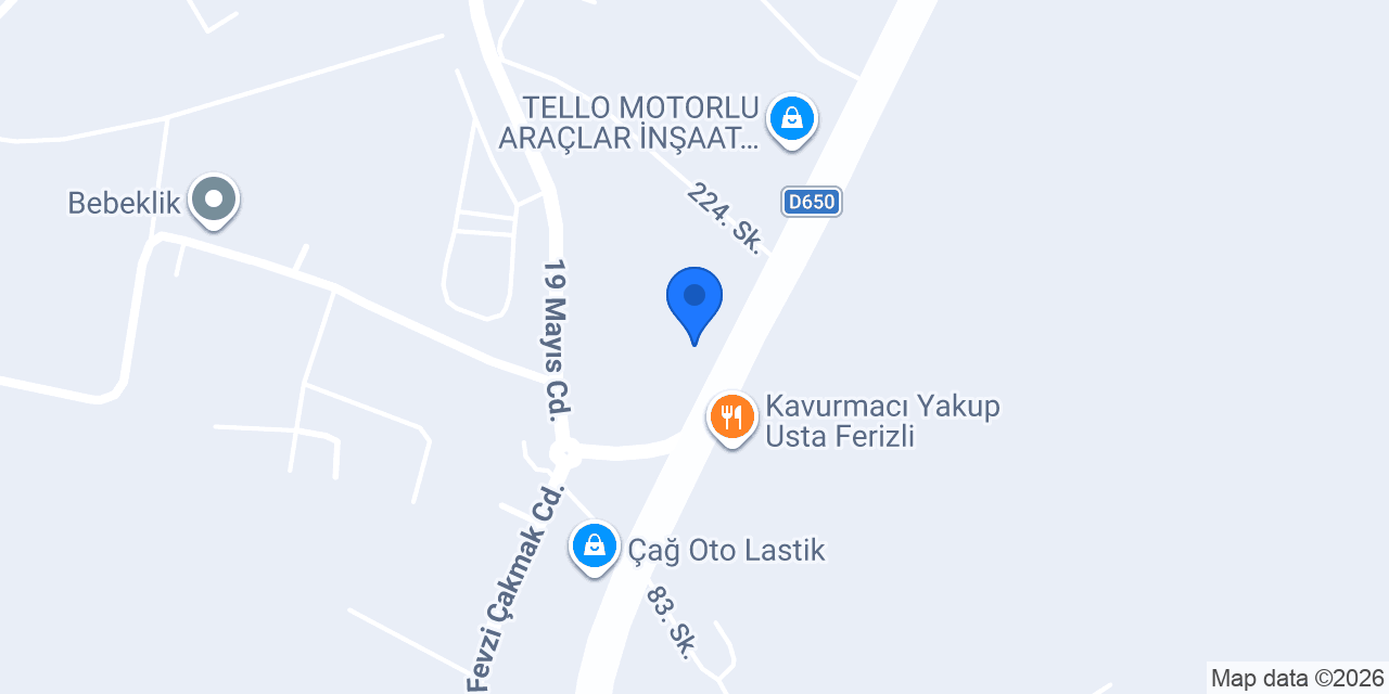 Dayıoğlu madeni yağlar konumu