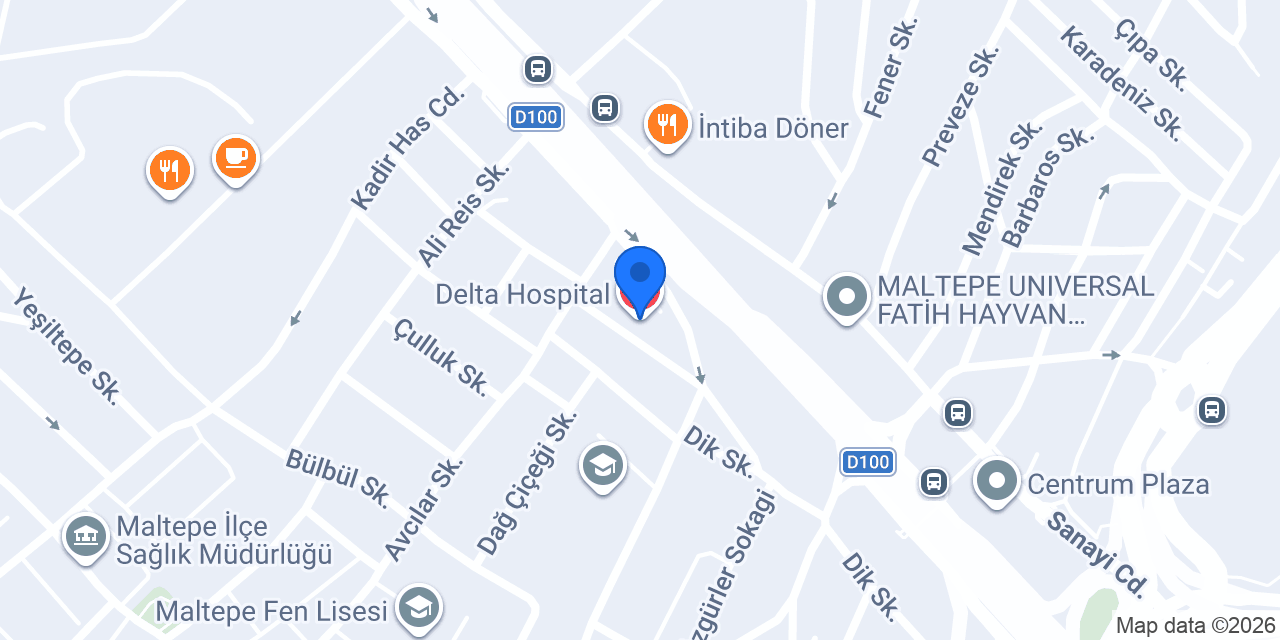 Delta Hospital konumu