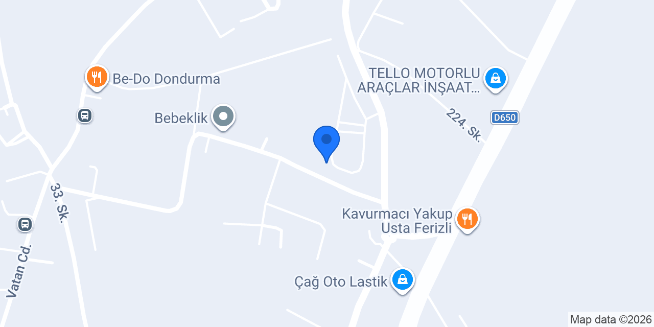 Aksu Kaporta konumu