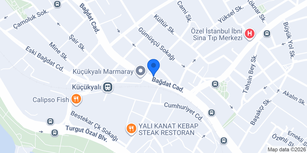 Akbank Küçükyalı/İst. Şubesi konumu